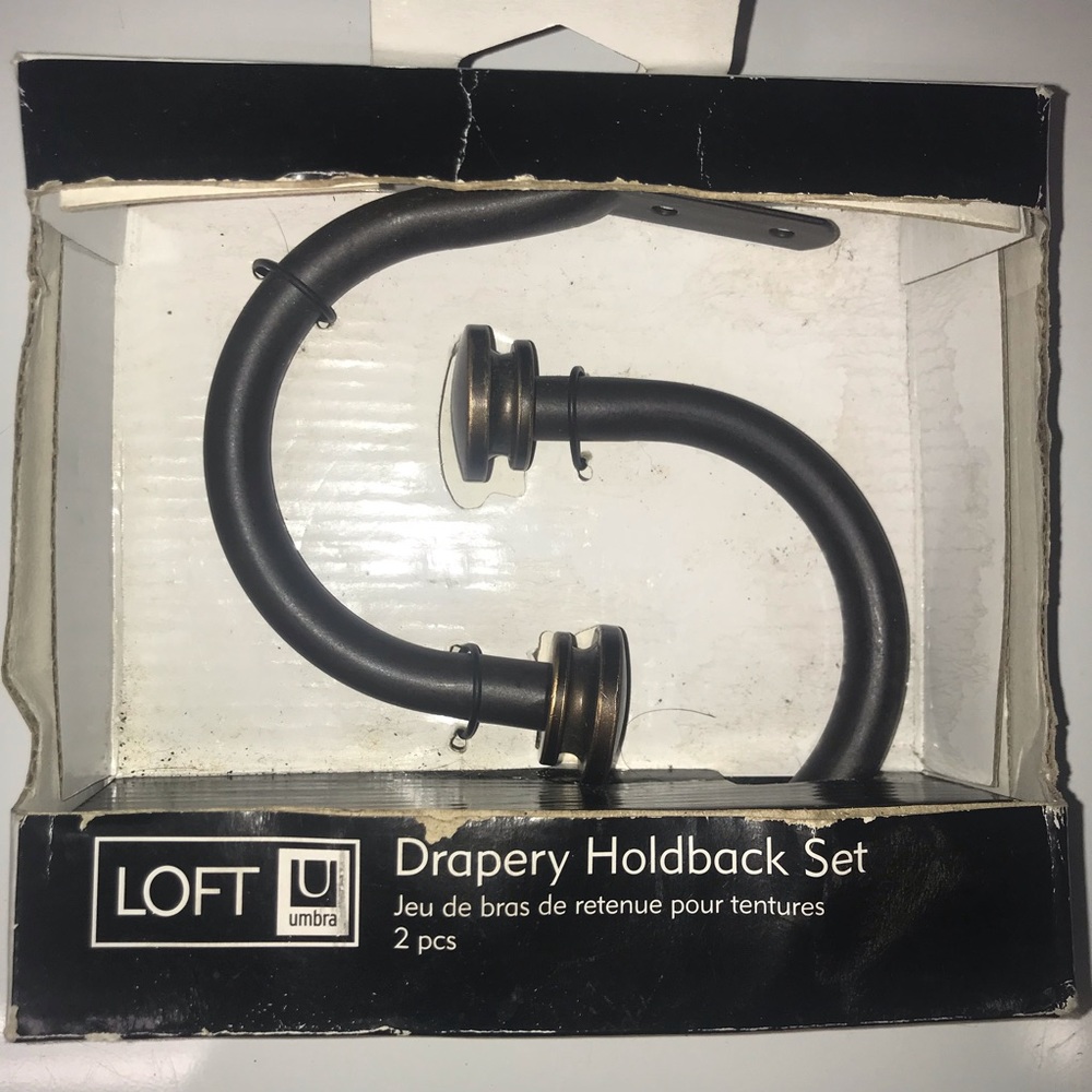 LOFT UMBRA Drapery Holdback Set (view Finials)